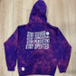 STAY UPLIFTED - “All Smiles” Hoodie - Purple/White Reflective