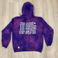 STAY UPLIFTED - “All Smiles” Hoodie - Purple/White Reflective