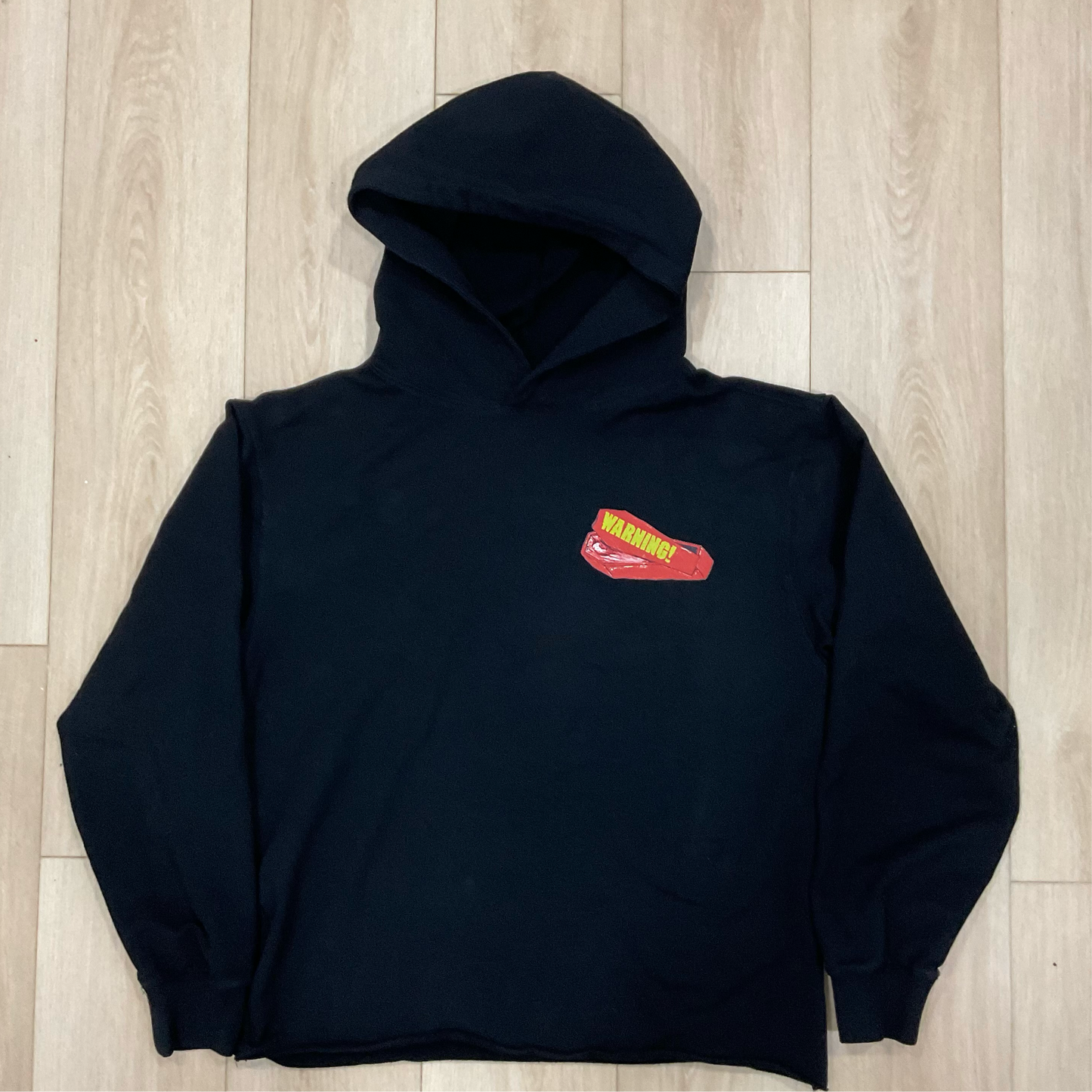 DEATH 2 DESIGNER “Time is Invaluable” - Cozy Cropped Hoodie - Black