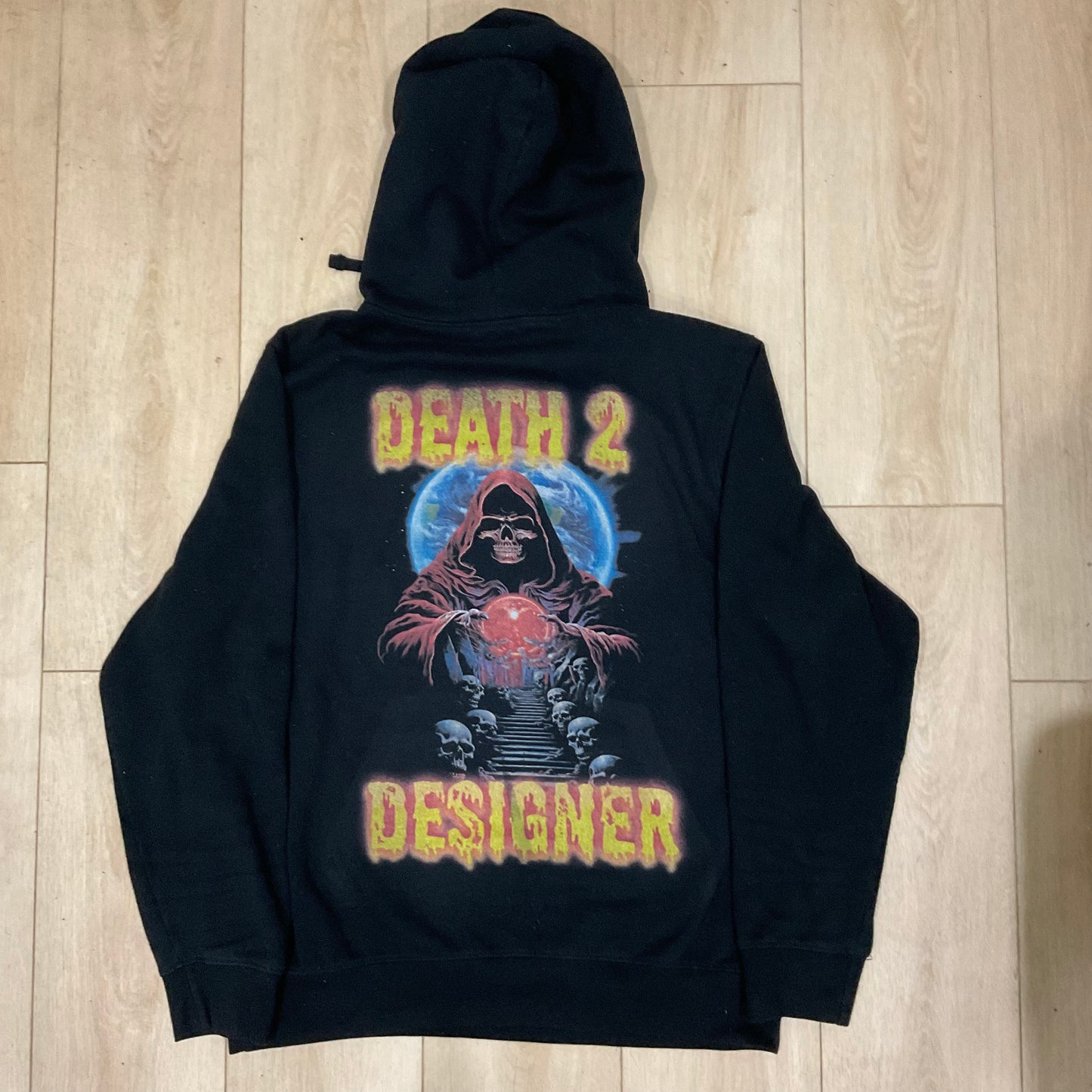 DEATH 2 DESIGNER - "The Future is in Your Hands" Hoodie