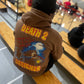 DEATH 2 DESIGNER - “Time is Invaluable" Mid-Heavyweight Hoodie - BROWN